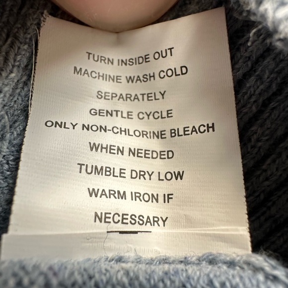 Light Blue V-Neck Sweater - Medium - Picture 2 of 3